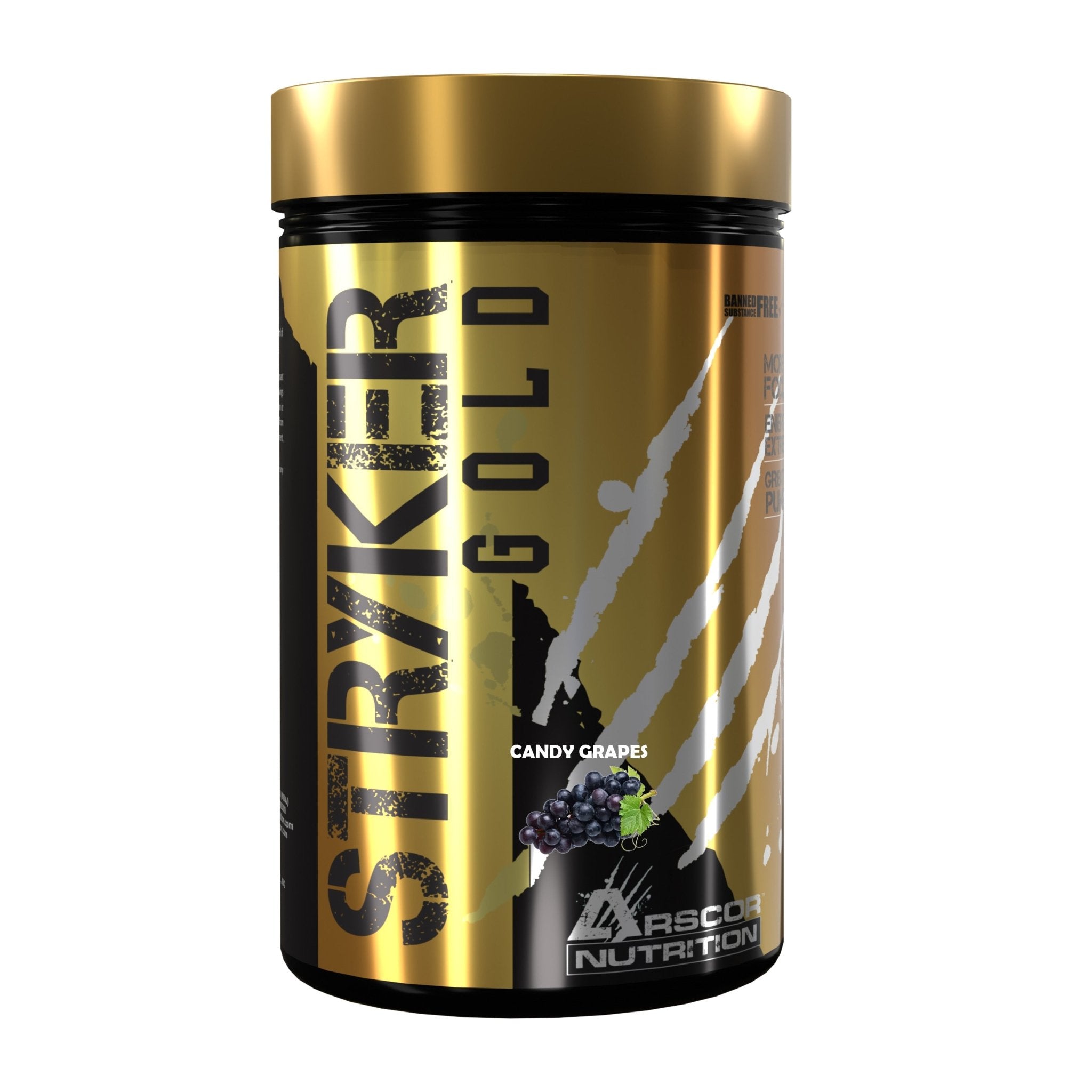 Stryker Gold Pre - Workout Supplement | hardcore pre-workout drink for strength focus and performance
